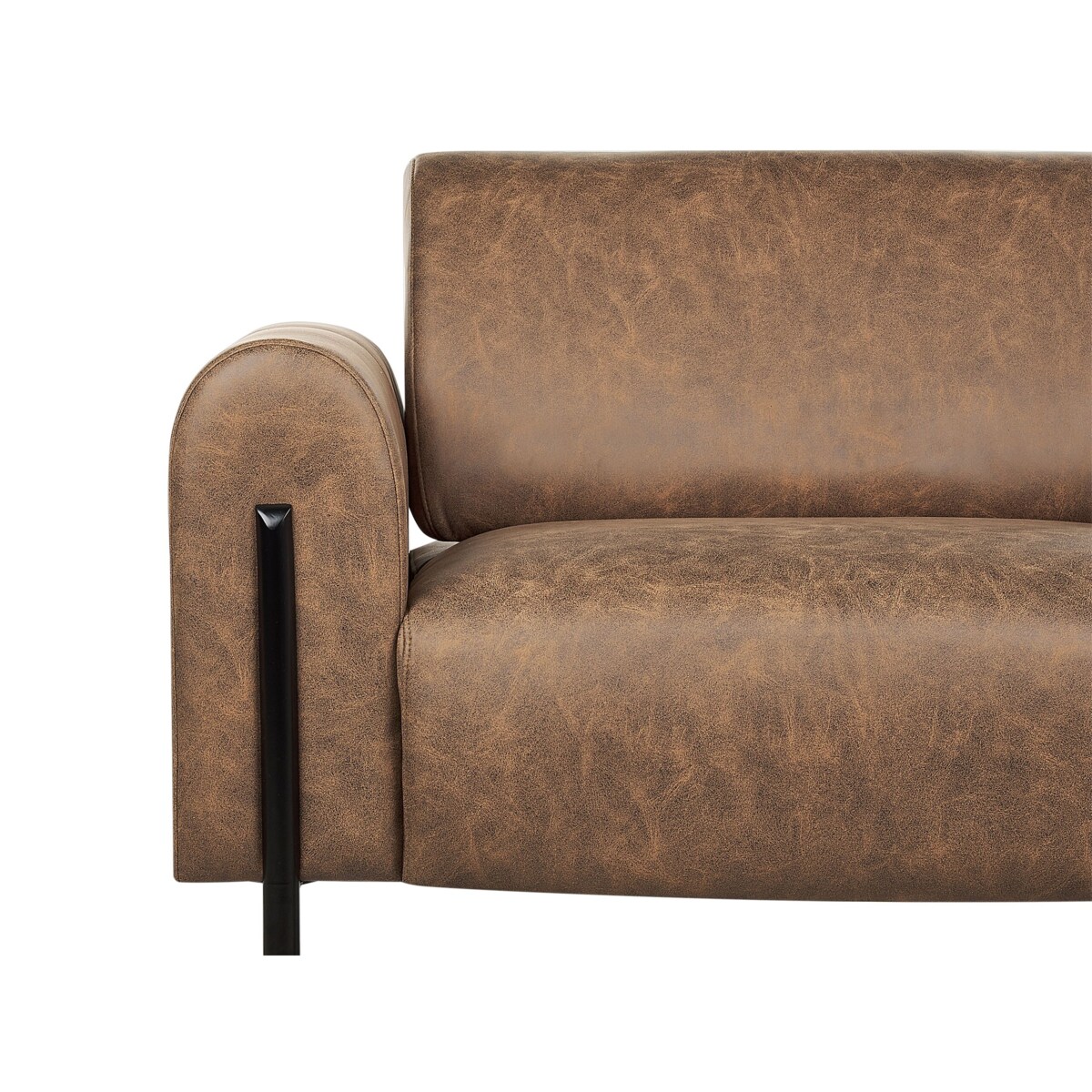 Sofa 3-osobowa brązowa ASKIM