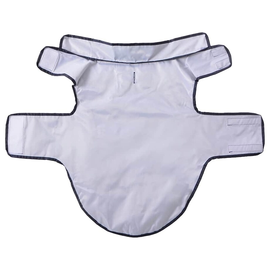 vidaXL Płaszcz przeciwdeszczowy dla psa z odblaskowymi paskami