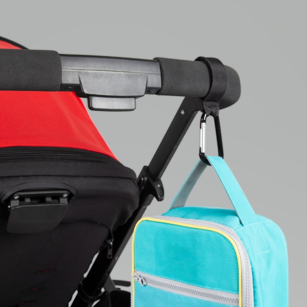 Karabińczyk do wózka, zestaw 2 szt., czarny, Royal Rascals