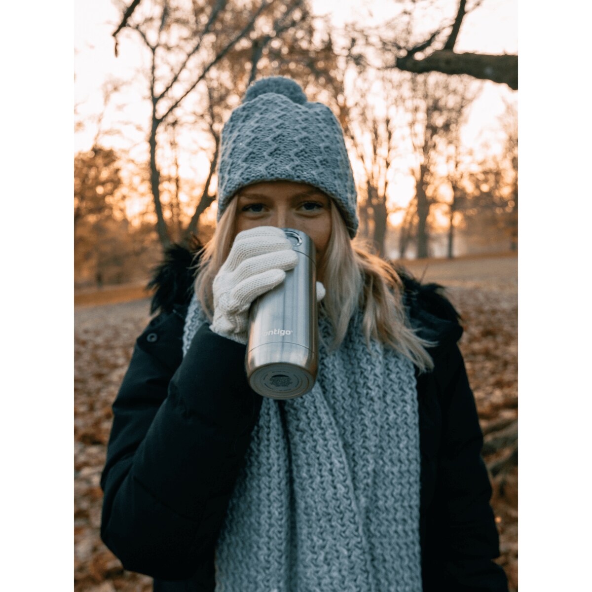 Kubek termiczny Contigo Luxe 360ml - Stainless Steel