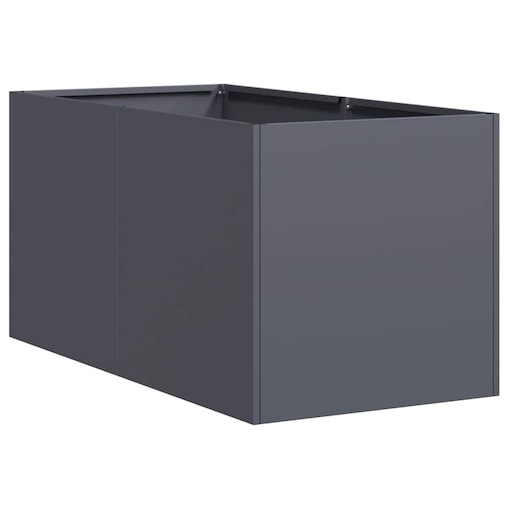 vidaXL Doniczka Antracyt 40x80x40 cm Stal walcowana na zimno