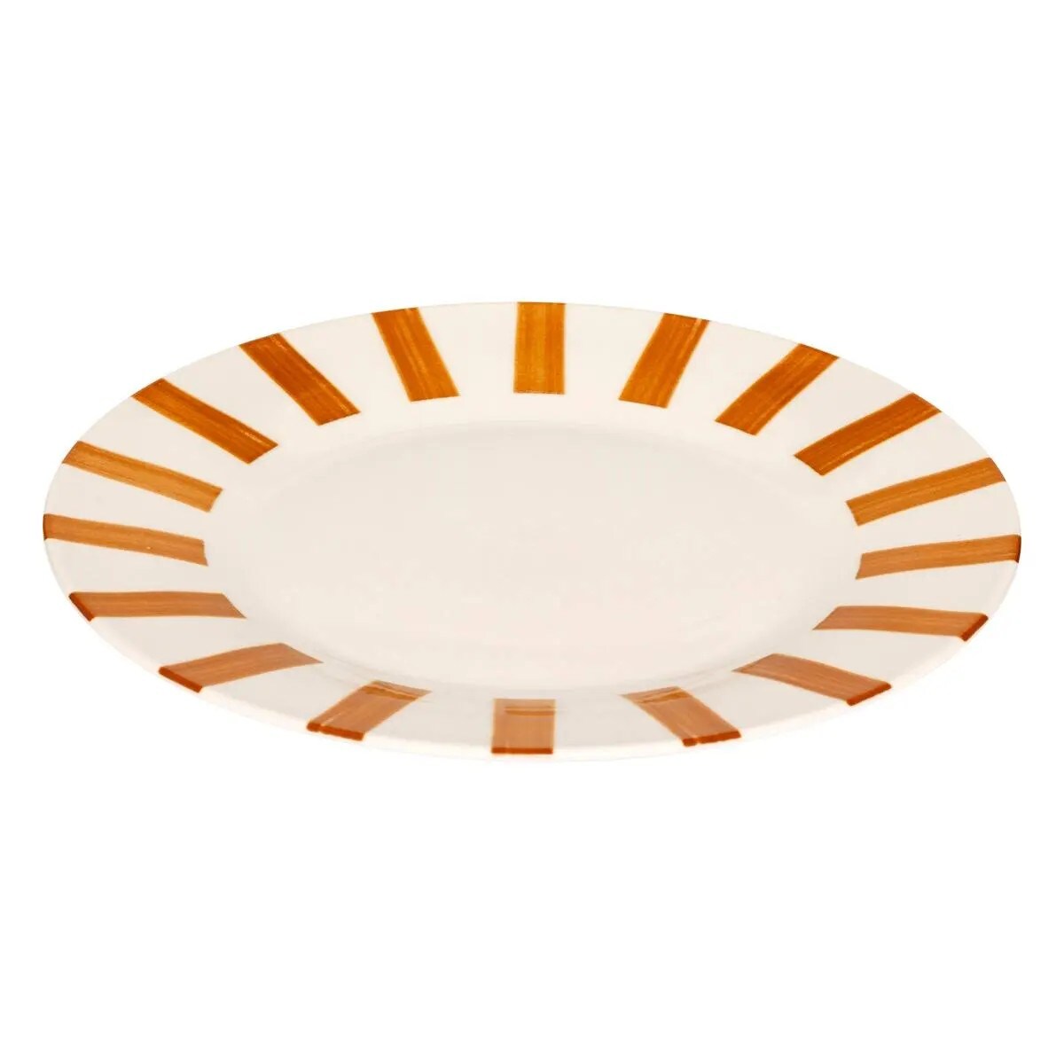 Komplet 6 talerzy obiadowych Cheri pomarańczowe Ø26,8 cm