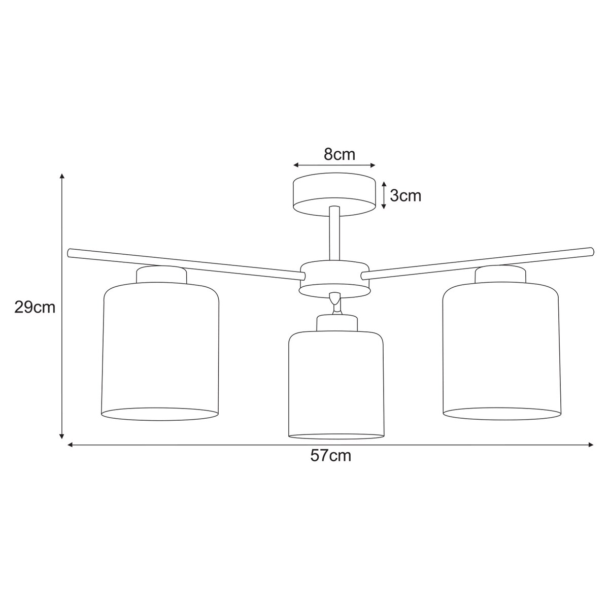 Lampa wisząca K-5811 z serii VANES