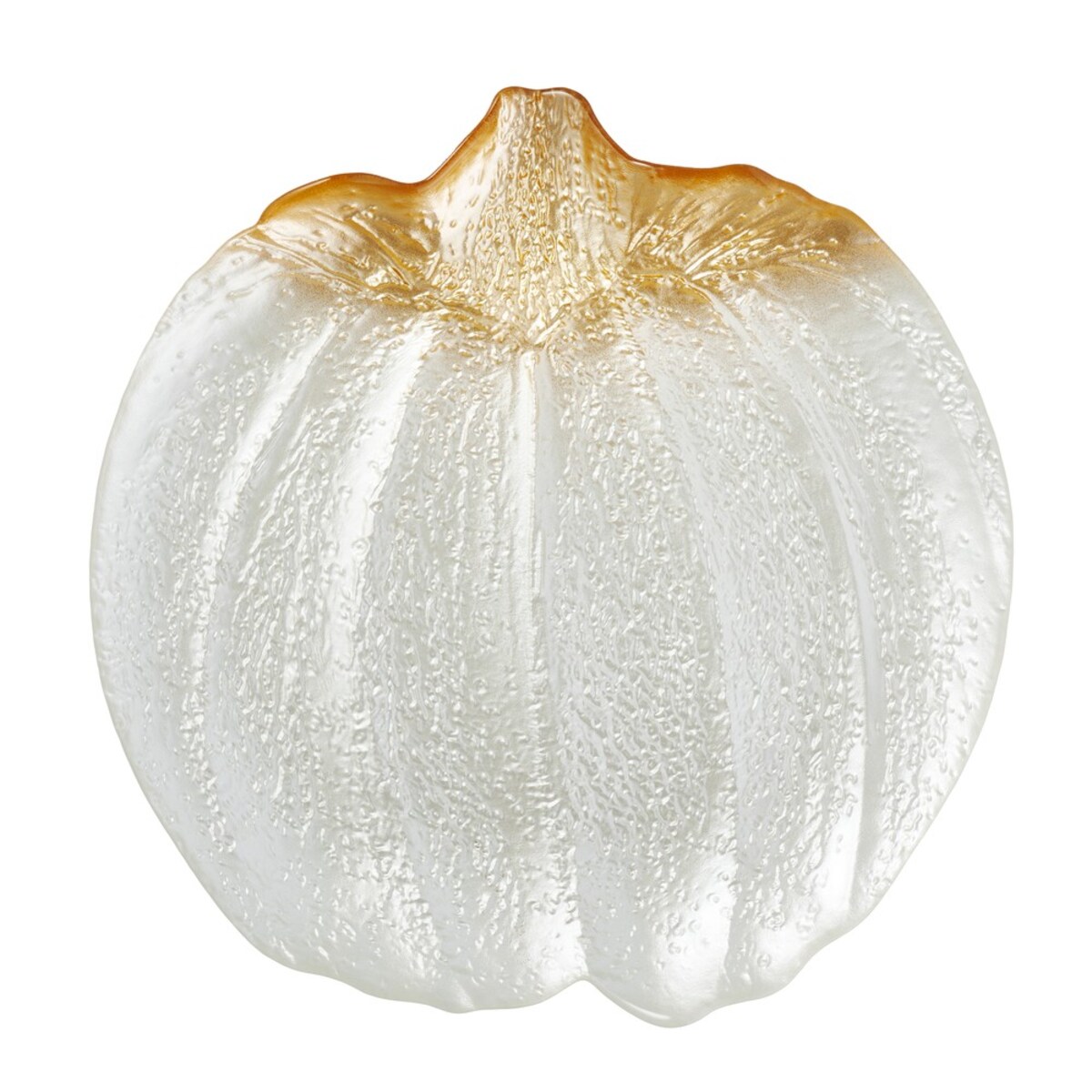 VILLA ITALIA Półmisek dekoracyjny Talerz do ciasta szklany 27,5 cm PUMPKIN