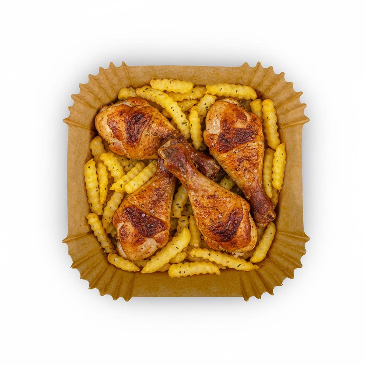 Papier do pieczenia Berdsen wkładki do frytkownicy 100 szt. 16 cm 364904