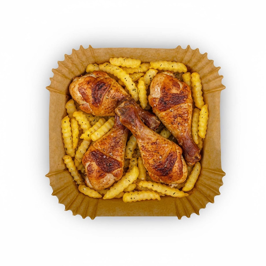 Papier do pieczenia Berdsen wkładki do frytkownicy 100 szt. 16 cm 364904