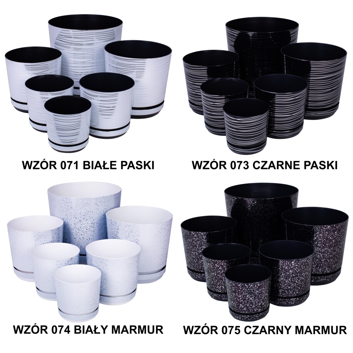 12 cm wzór KWIATY MIENIĄCE Doniczka z podstawką tęczowy efekt holograficzny niezwykła kwiatowa glamour brokatowa