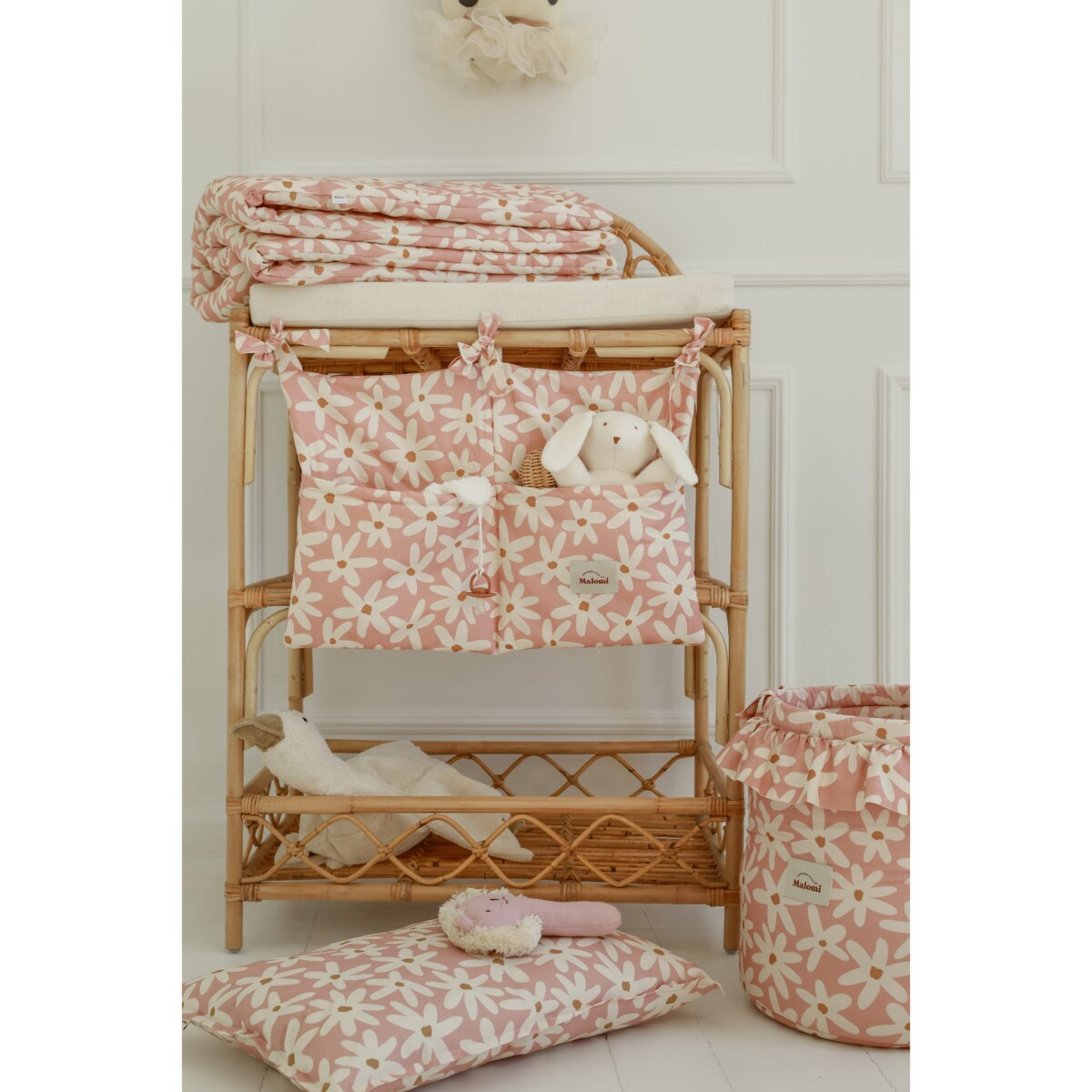 Organizer do łóżeczka Blush Daisy