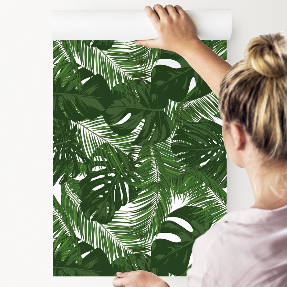 Tapeta Egzotyczne LIŚCIE Tropikalne Rośliny