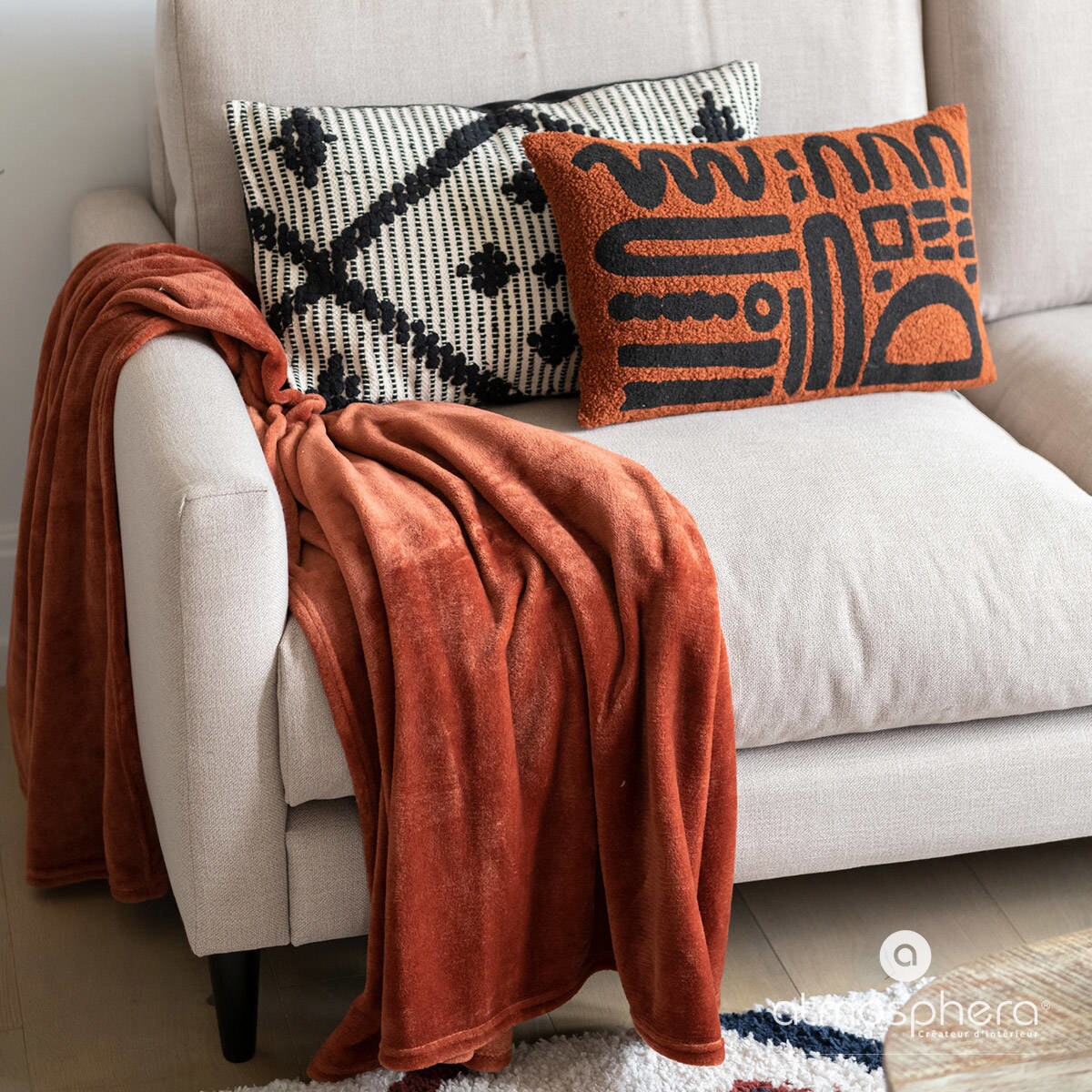 Narzuta boucle na łóżko JAIKO, 120 x 160 cm