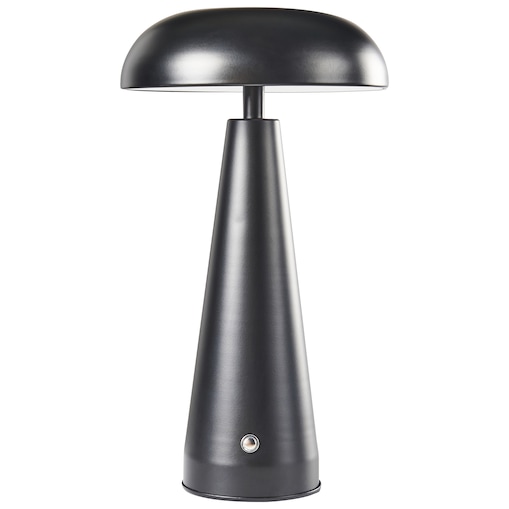 Bezprzewodowa lampa stołowa LED BOCONO Ze ściemniaczem Metal Czarny