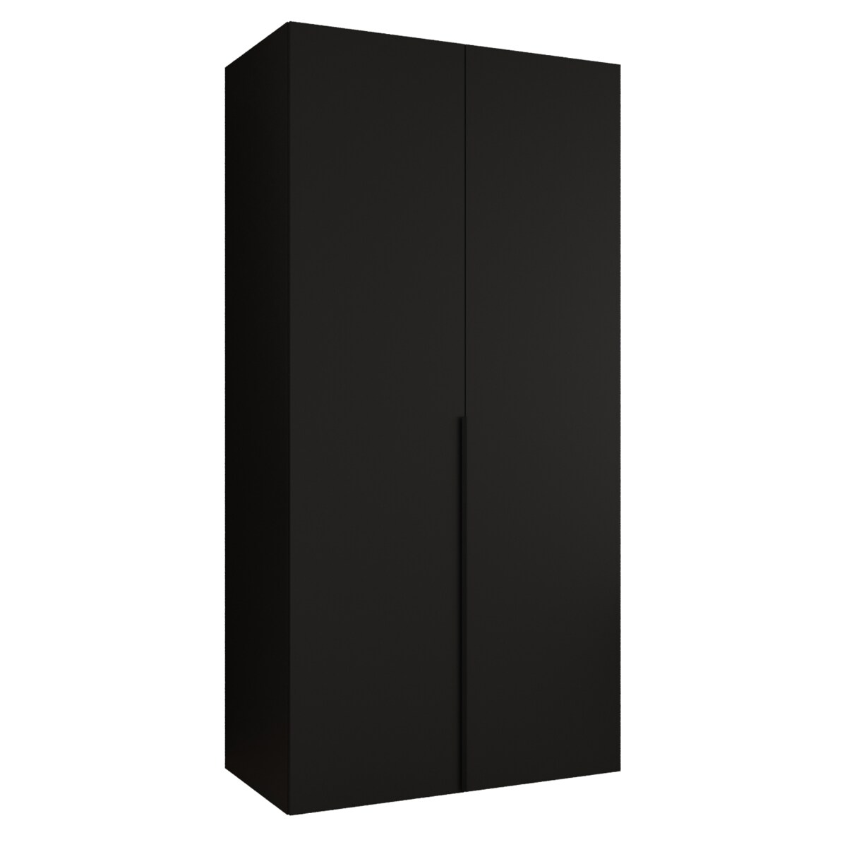 Szafa uchylna otwierana ALICANTE 1 100 wys. 202 cm Czarny + u. Czarny