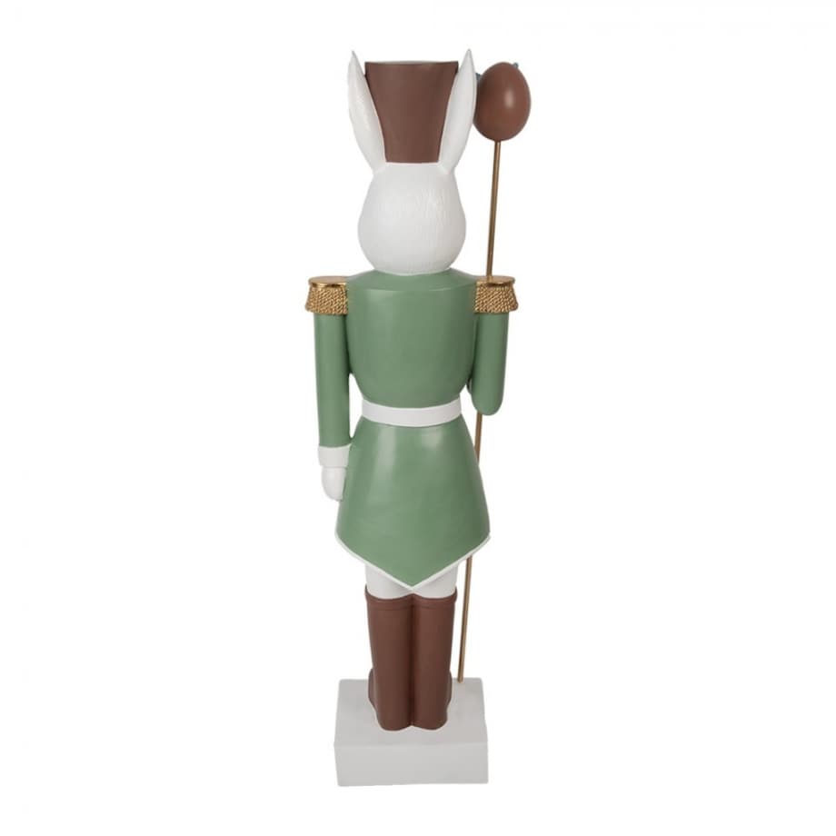 Duża figurka - Królik w brązowym kapeluszu 28x23x96 cm