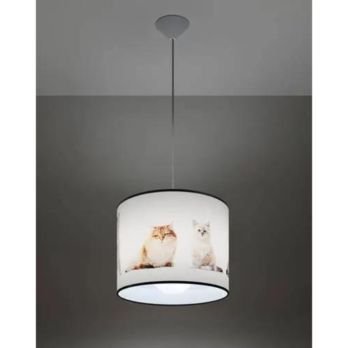 Lampa wisząca KOTY 30 biała