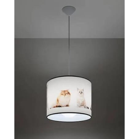 Lampa wisząca KOTY 30 biała