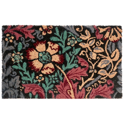 Wycieraczka ILLIAMNA Kolorowy 45 x 75 cm Kwiat Włókno kokosowe