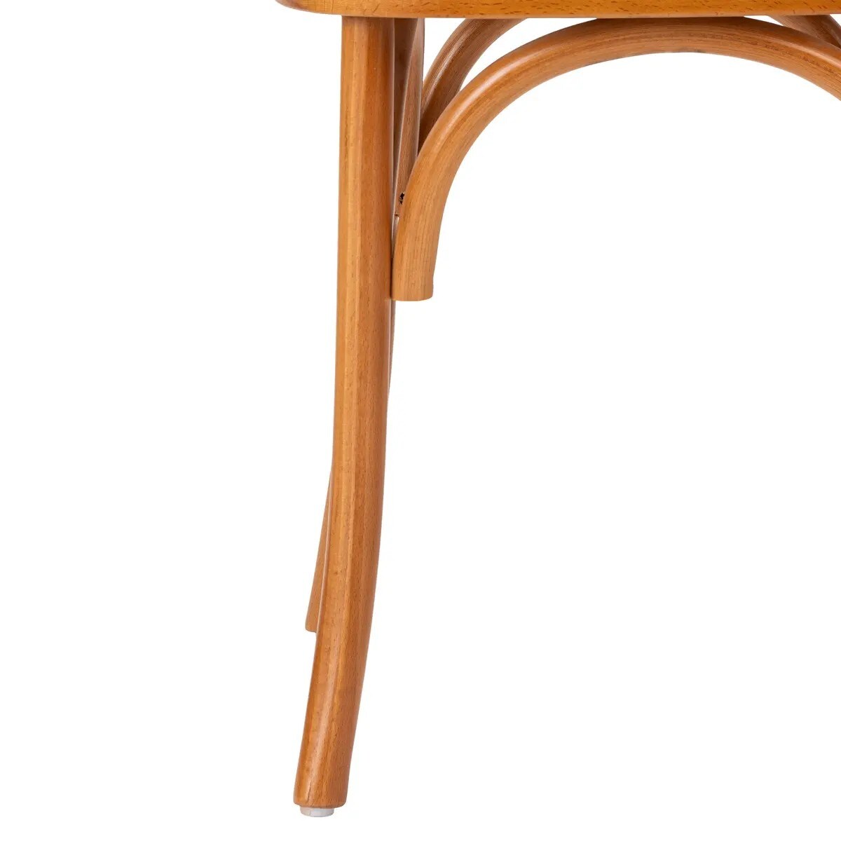 Krzesło drewniane z plecionką miodowe Amalfi