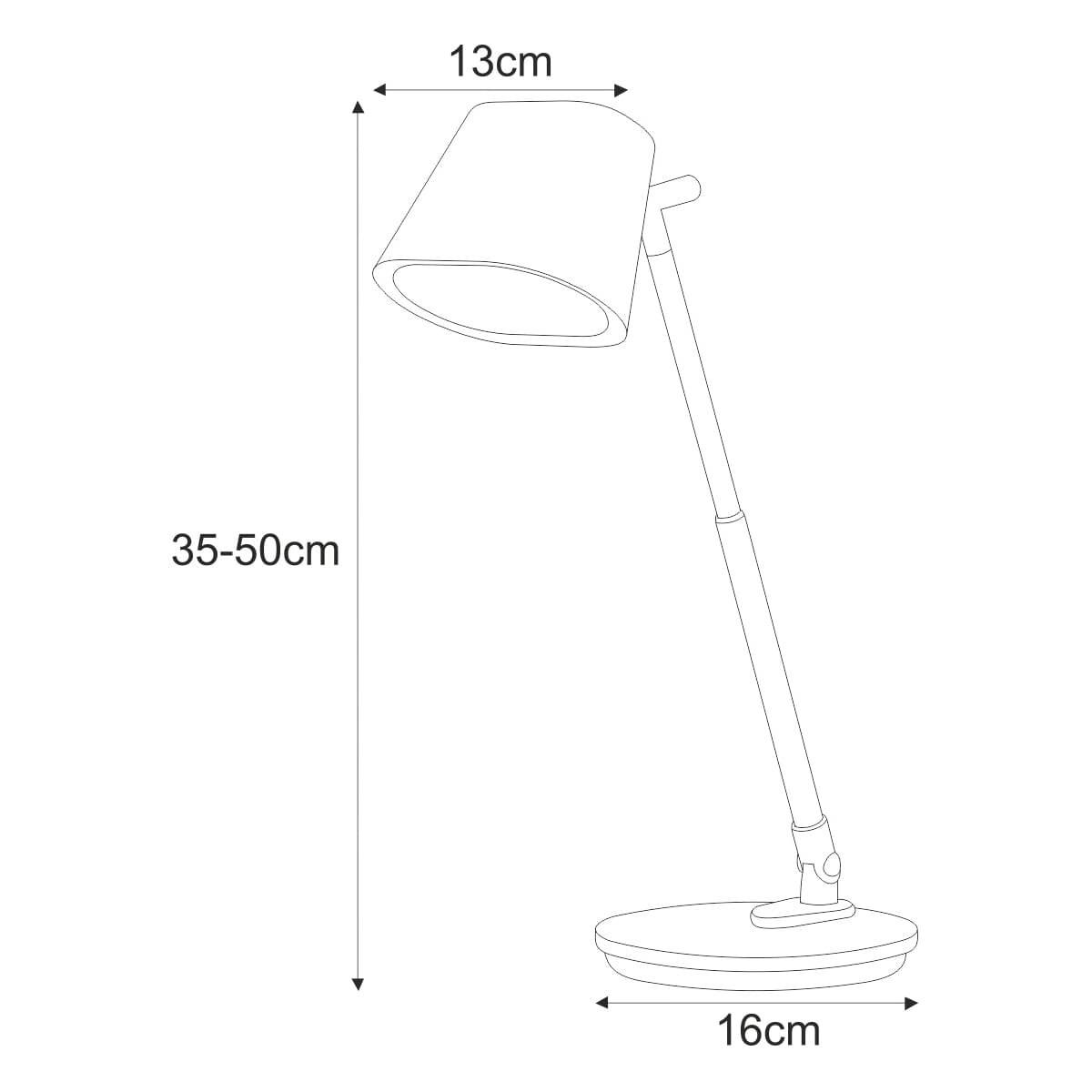 Lampka biurkowa K-BL1527 BIAŁY z serii BOLEK