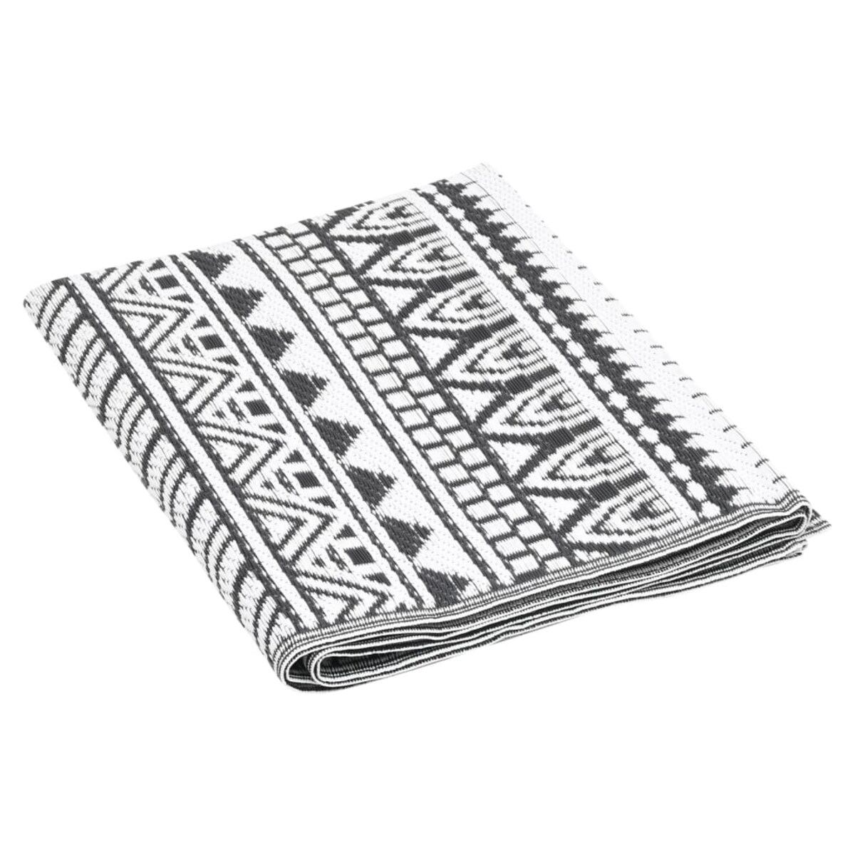 vidaXL Dywan zewnętrzny, ARAKIL czarny, 190x290 cm, PP