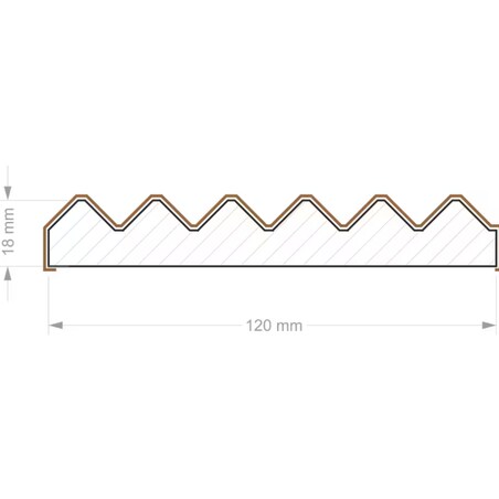 MIKROLAMELE TOPP - ORZECH KLASYCZNY