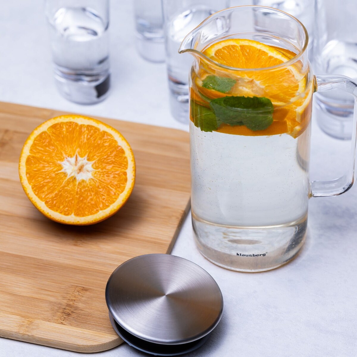 Dzbanek szklany do wody soków lemoniady 1.5L KLAUSBERG