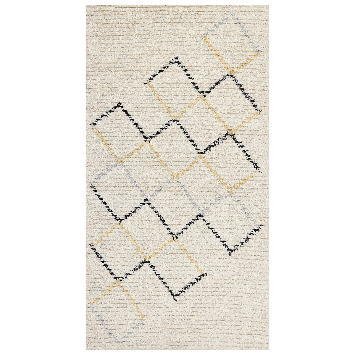 Dywan bawełniany 80 x 150 cm beżowy TEZPUR