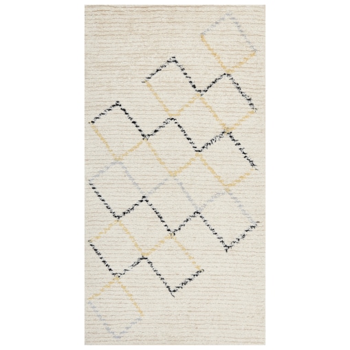 Dywan bawełniany 80 x 150 cm beżowy TEZPUR