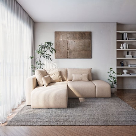 Lumine Sofa narożna - beżowa