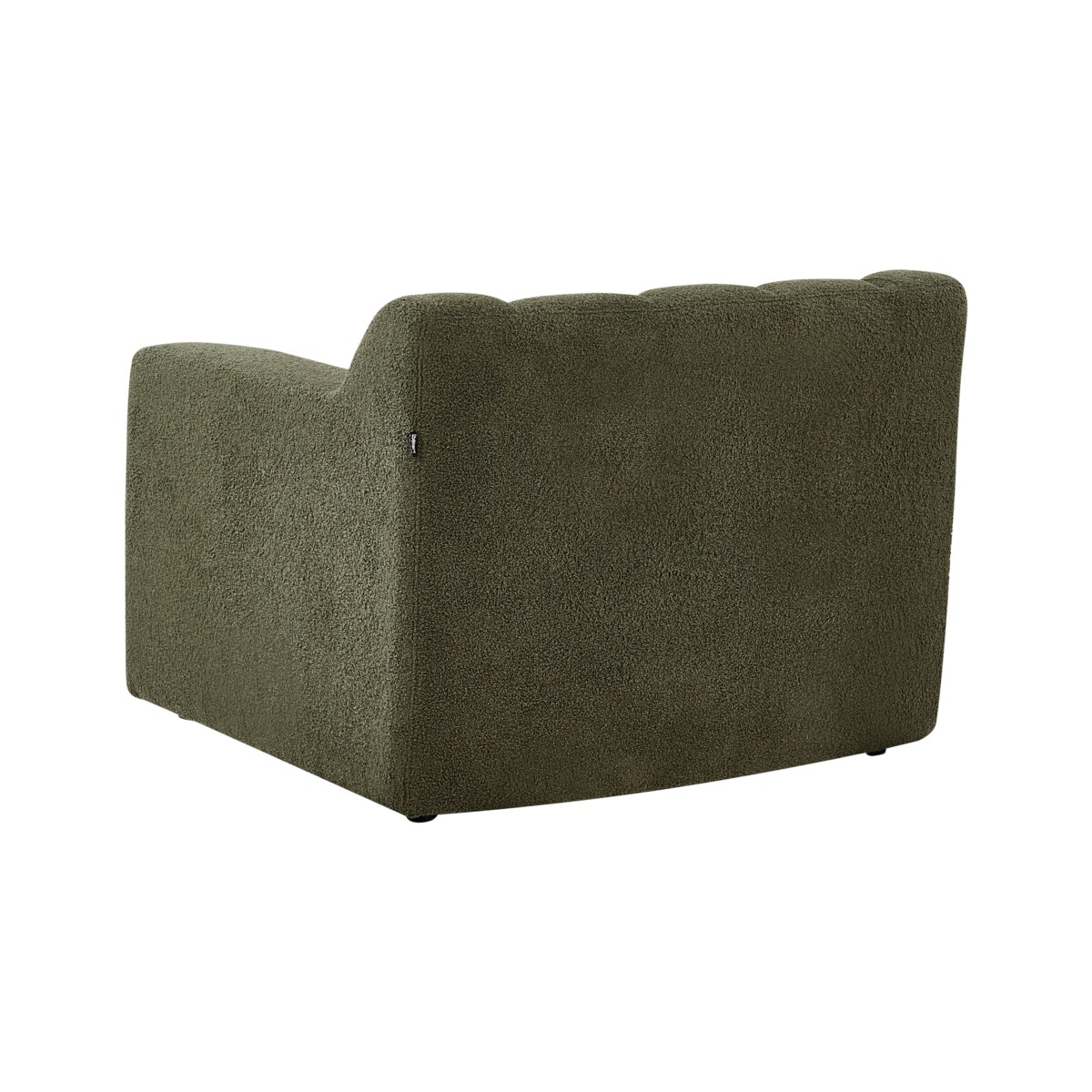 Fotel AGERUP Boucle Ciemnozielony