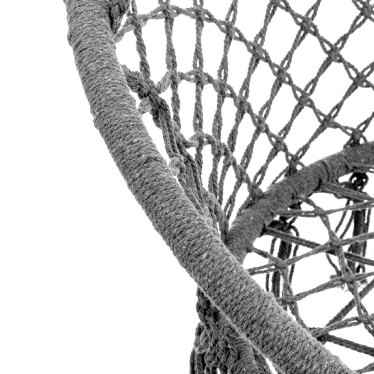 Wiszący hotel szary, huśtawka Boho