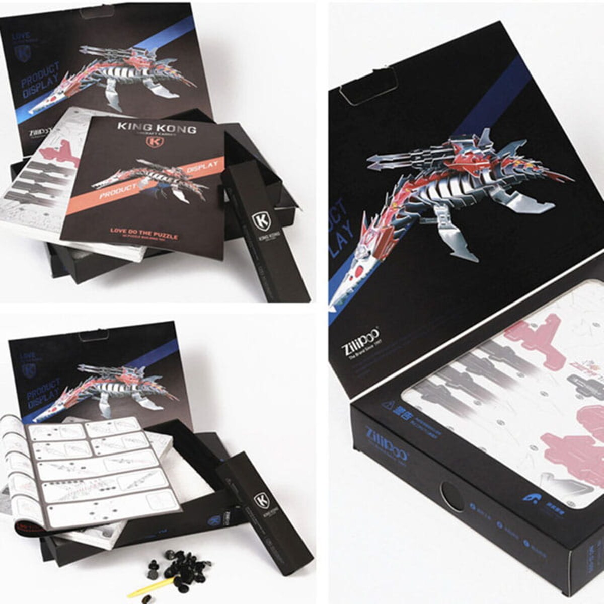 Dinozaur Pliozaur Puzzle 3D