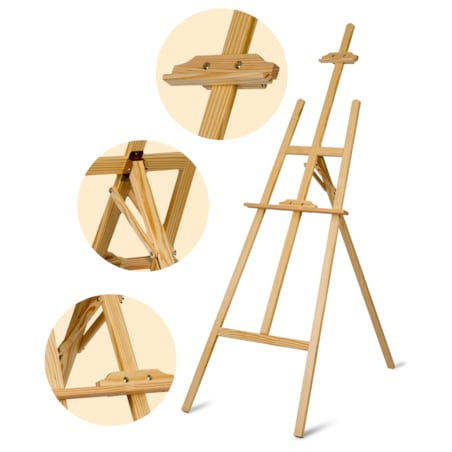 Sztaluga malarska drewniana studyjna plenerowa 175cm Massido