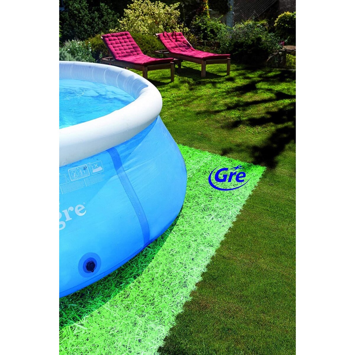 Mata podkład pod basen (50X50x8mm) puzzle GRE