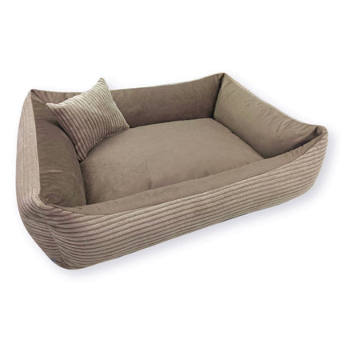 Sztruksowe legowisko dla psa MOLLY, 60x40 cm, Brąz