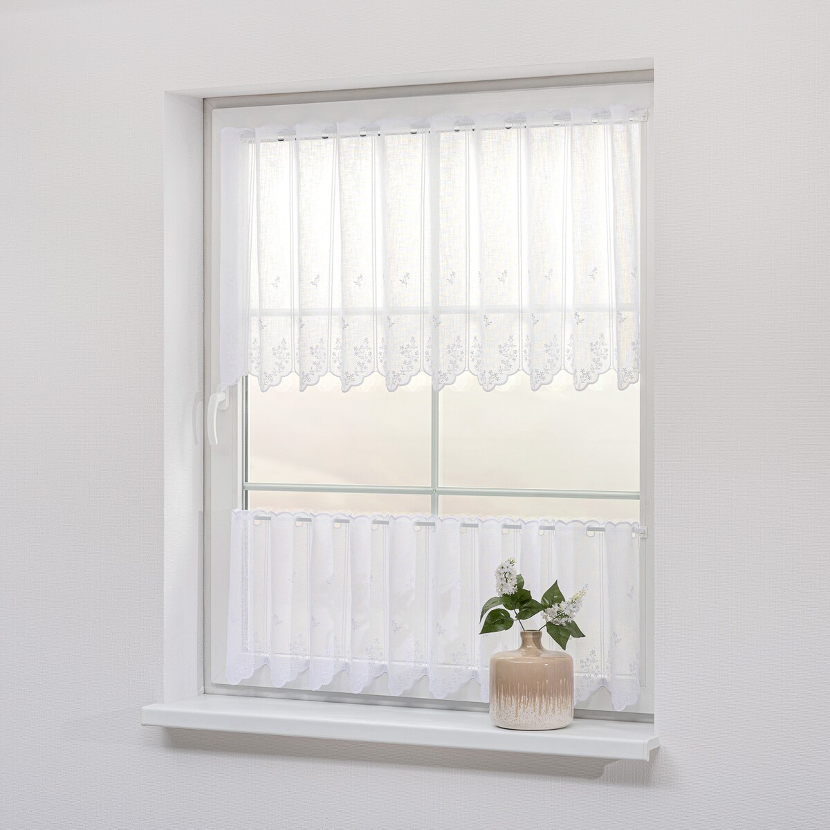 Zazdrostka żakardowa Floral wys. 40 cm na metry 260x0