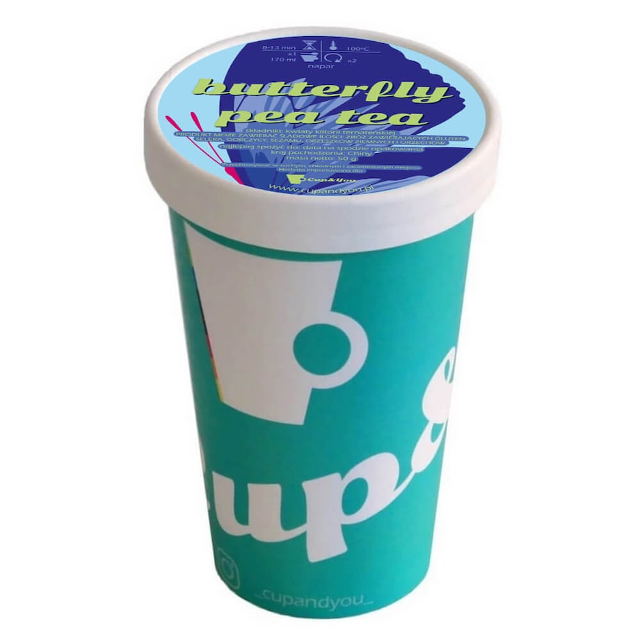 HERBATA NIEBIESKA - Butterfly Pea Tea napar kwiaty klitorii ternateńskiej BLUE TEA - Doskonała na ciepło, jako mrożona herbata lub naturalny barwnik do napojów i wypieków