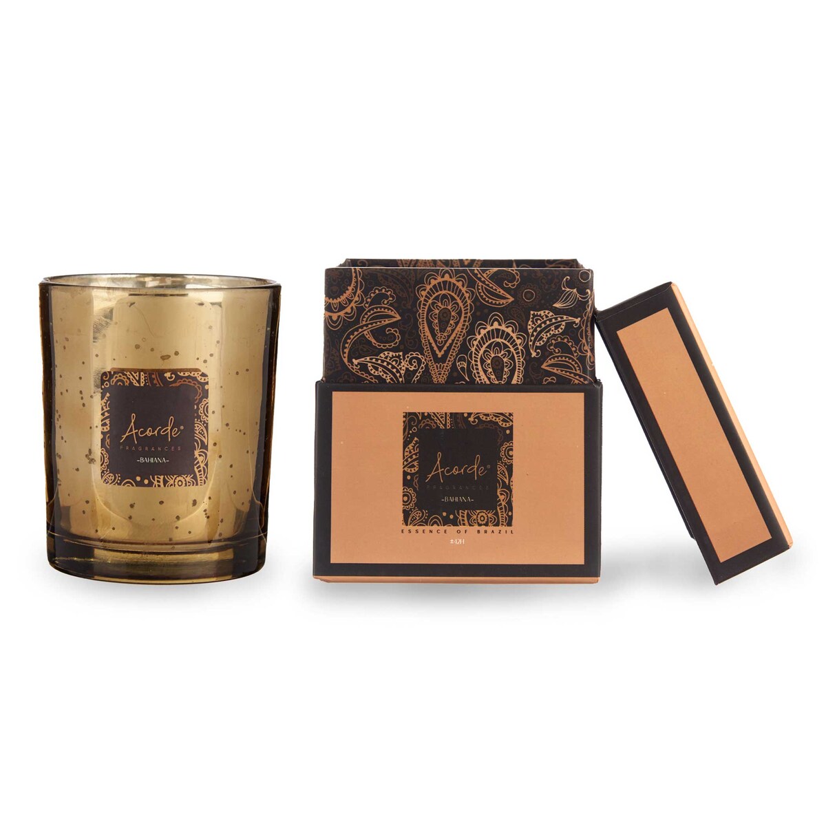 Świeca zapachowa na prezent AMARILLO, Ø 8 cm