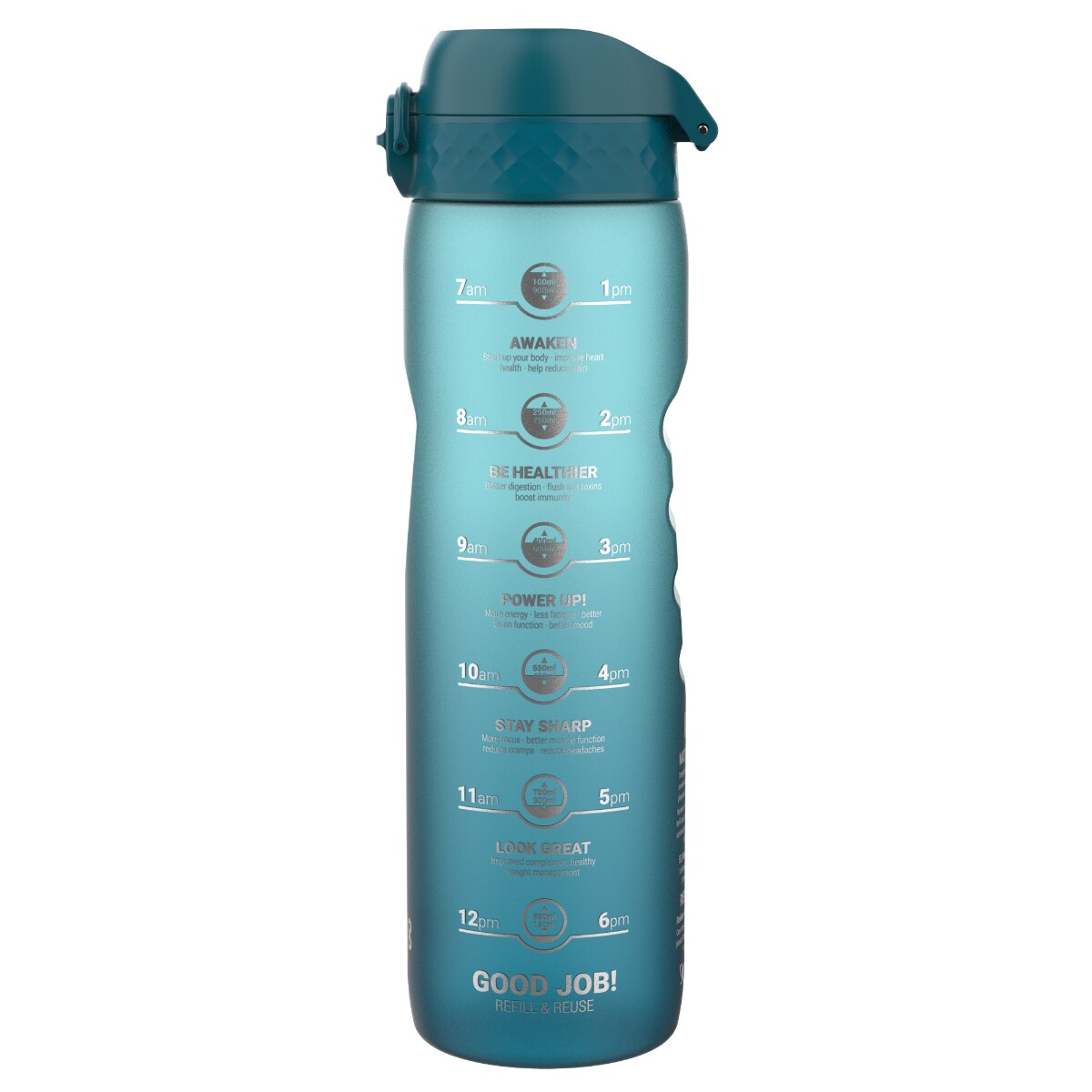 Butelka ION8 I8RF1000PTBMOT Motivator (Gradient Deep Teal/Sonic Blue)