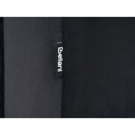 Puf welurowy 35 x 42 x 42 cm czarny MODOC