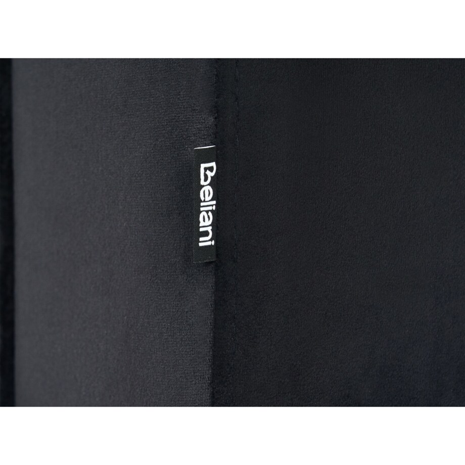 Puf welurowy 35 x 42 x 42 cm czarny MODOC