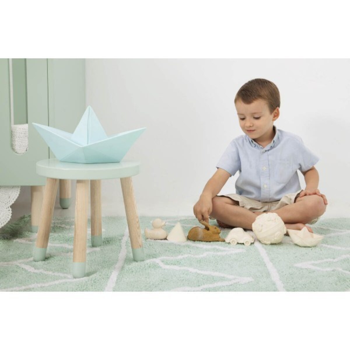 Dywan Bawełniany Hippy Mint 120x160 cm Lorena Canals