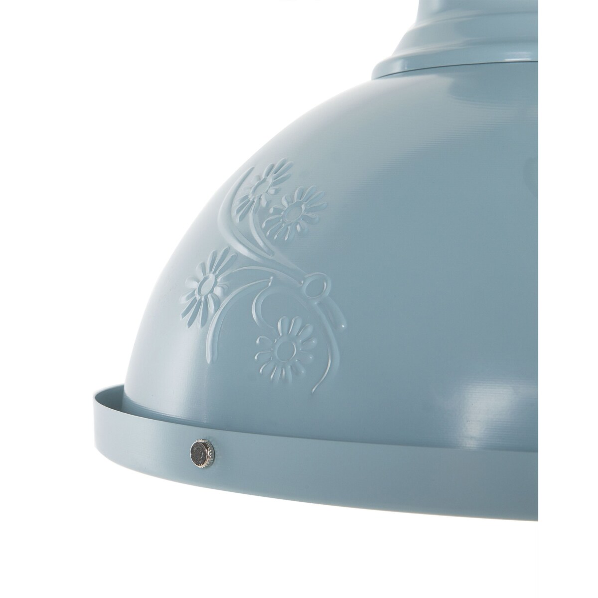 Lampa wisząca metalowa niebieska DIDESSA