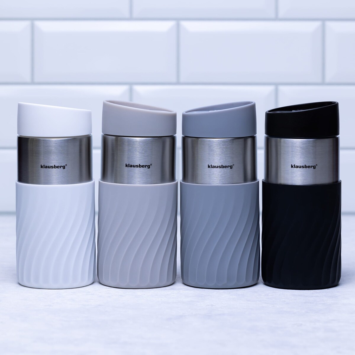 Kubek termiczny 300ml KLAUSBERG biały