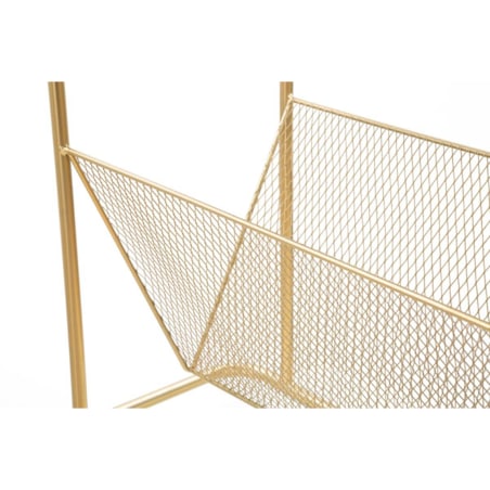 Stolik z gazetnikiem w stylu glamour, wys. 54 cm