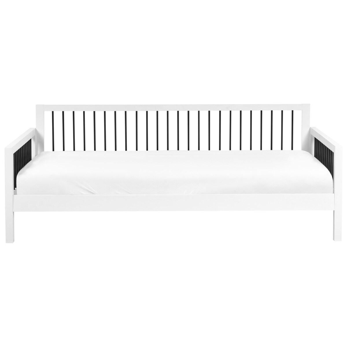 Łóżko TRICOT 90 x 200 cm Drewno Biały