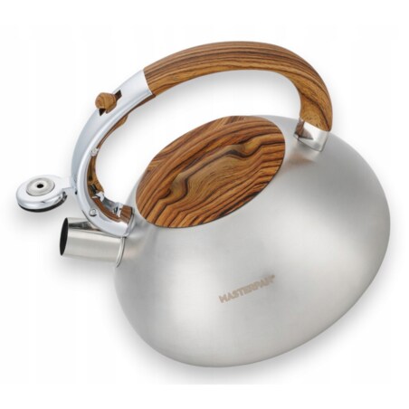 Duży Solidny Czajnik Z Gwizdkiem Stali Nierdzewnej 3L Na Indukcję Gaz