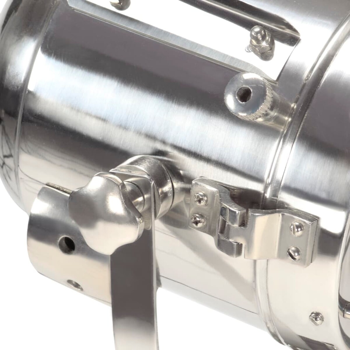 vidaXL Lampa podłogowa na trójnogu, czarna, lite drewno mango, 97 cm