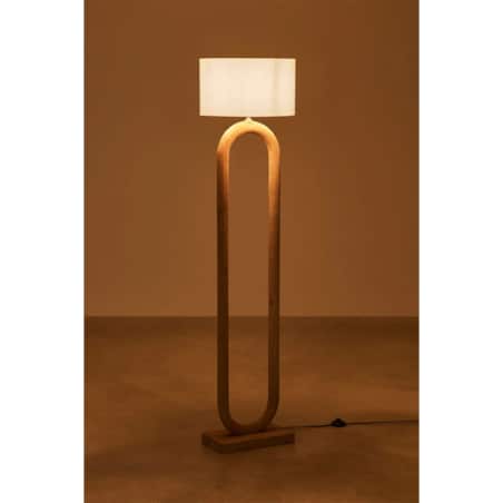 Lampa podłogowa z drewna mango Tiberia 175 cm