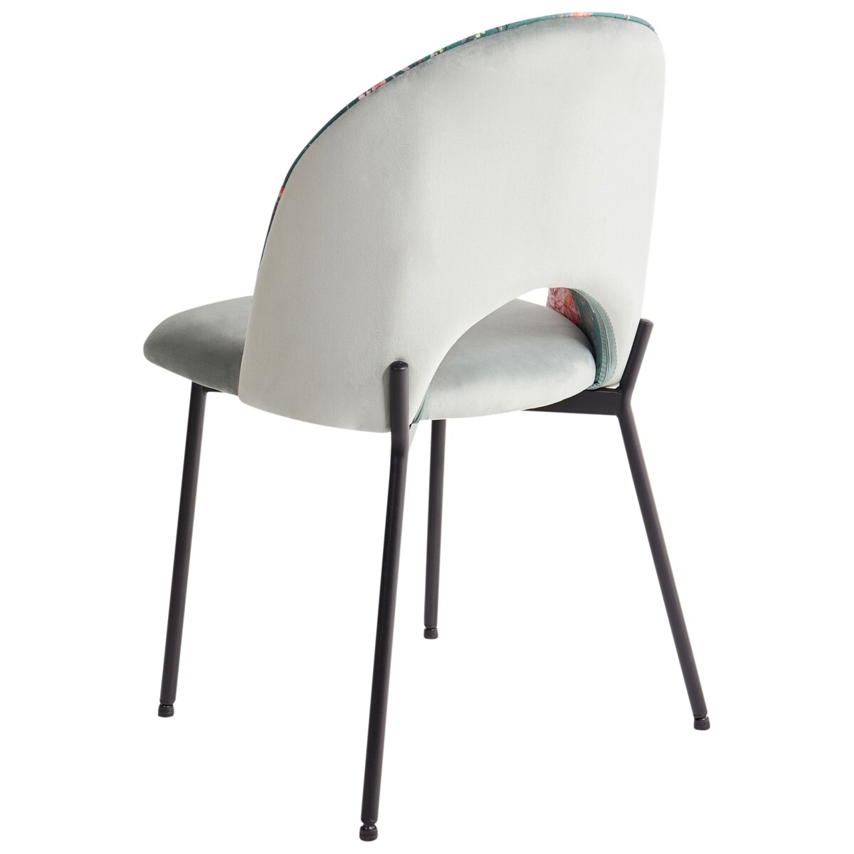 Zestaw 2 krzeseł do jadalni COVELO Welur Miętowy