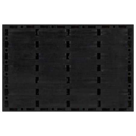 vidaXL Wycieraczka, prostokątna, 40x60 cm, guma i włókno kokosowe